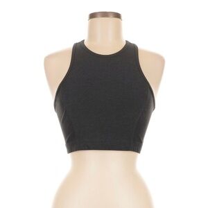 Outdoor Voices High-Neck Crop Bralette - Black